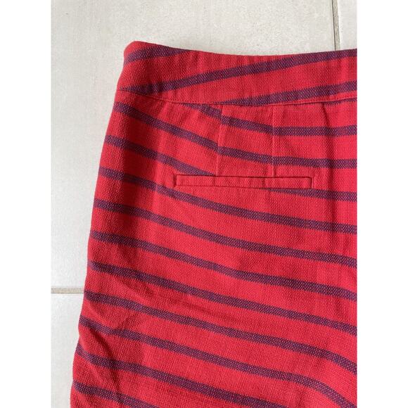 Talbots Shorts Multicolor Striped Nautical Retro Cotton - Picture 5 of 7